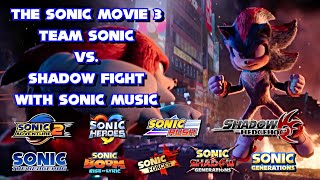 The Sonic Movie 3 Team Sonic Vs Shadow Fight With Sonic 