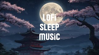 lofi sleep Japan | Japanese lofi music |sleep music for deep sleep |Japanese private house full moon