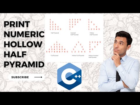Print Numeric Hollow pyramid || C++ || @Coding Hub || Logic building || Pattern || GFG