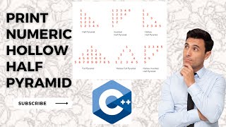 Print Numeric Hollow Pyramid C Hub Logic Building Pattern Gfg