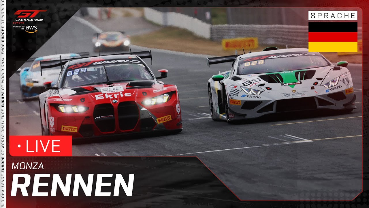 LIVE | Rennen | Monza | GT World Challenge Europe powered by AWS 2025 (Deutsch)