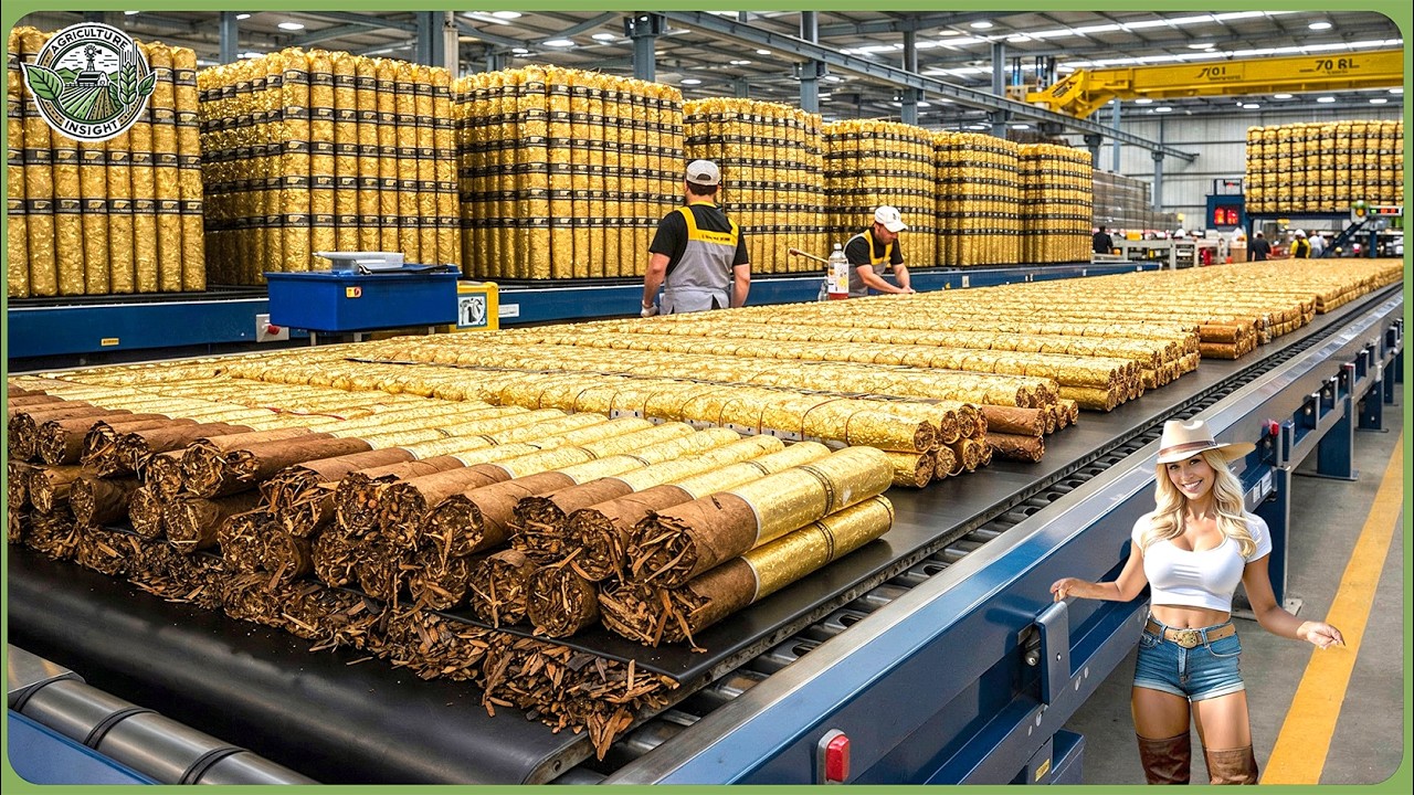 How Luxury Cigars Are Made – Massive Tobacco Farming & Cigar Processing