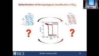 Ming Yi (Rice U) – “Bismuth halides  a quasi 1D material platform for novel
