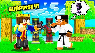 I SURPRISED JACK With LEGENDARY ARMOUR In Minecraft HARDCORE 😱