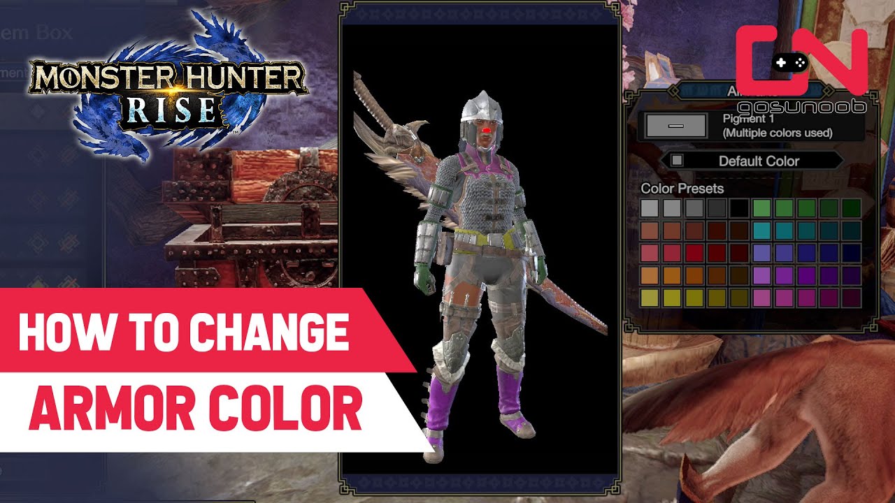 Monster Hunter Rise How to Change Armor Color - YouTube