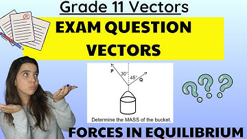 Gr 11 Exam Practice Closed Vector Diagrams and Forces in equilibrium