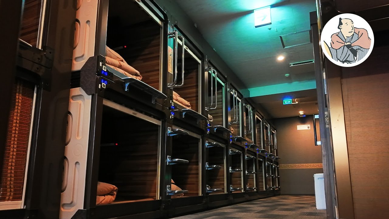 Женский капсульный отель в Токио: 27 часов, пробуя все бесплатные услуги!