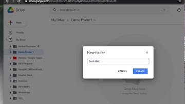 Creating Folders in Google Drive