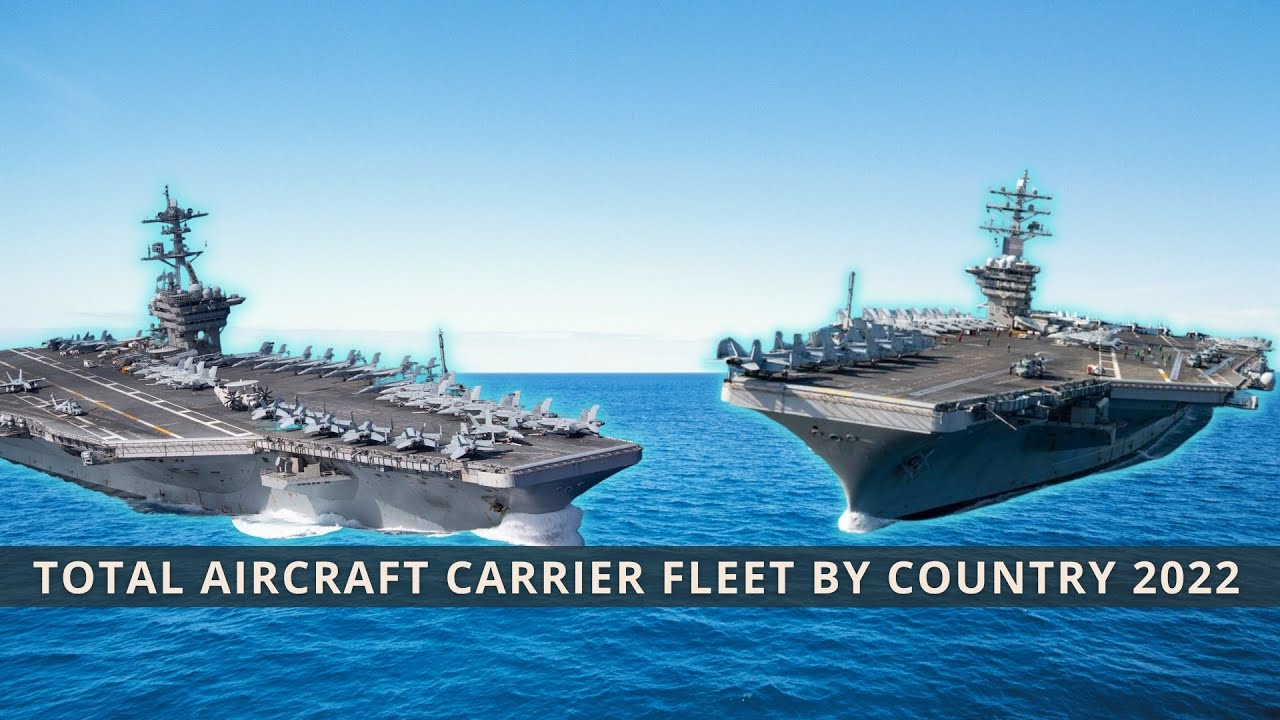 Total Aircraft Carrier Fleet Strength by Country 2022