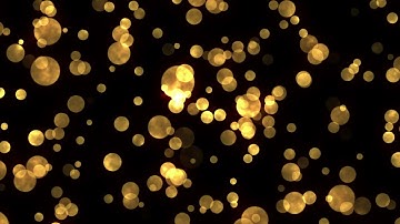 Golden Bokeh Background Video Loop Motion Background Spinning Glowing Wallpaper Yellow Slow VJ Loops