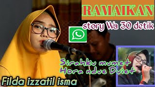 Sedang RAMAI di story WA hanya 30 Detik saja,.voc.||filda