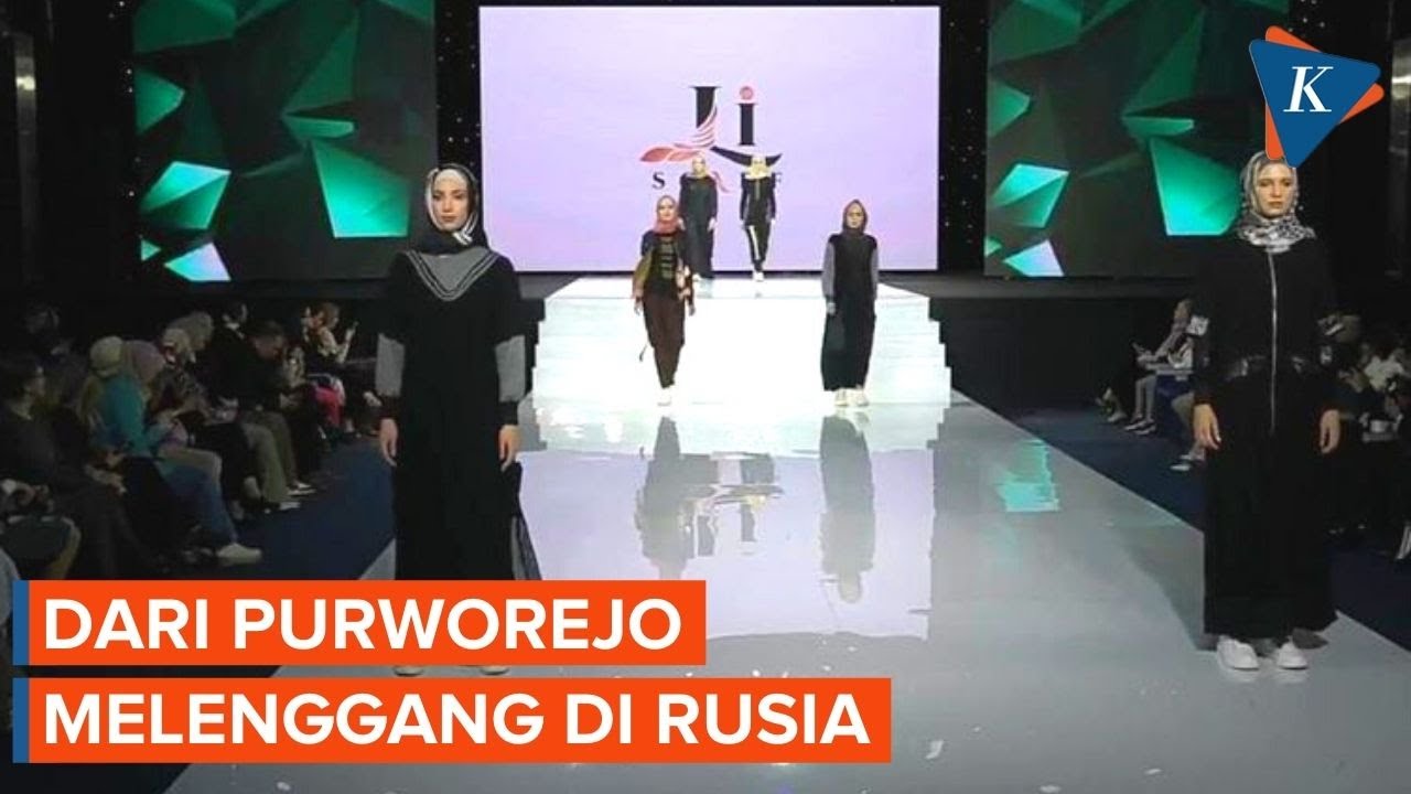 Busana Muslim Asal Purworejo Ikut Fashion Show di Rusia