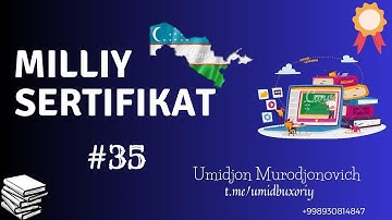 Milliy sertifikat masalasi tahlili | Matematika | #35 masala | @umid_buxoriy