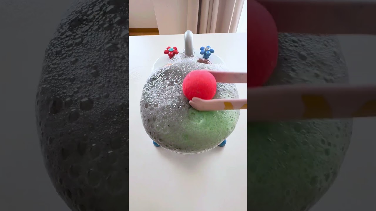 GUESS THIS 4-COLOR MIX🐶🎨 #shorts #colormixing #bathbomb