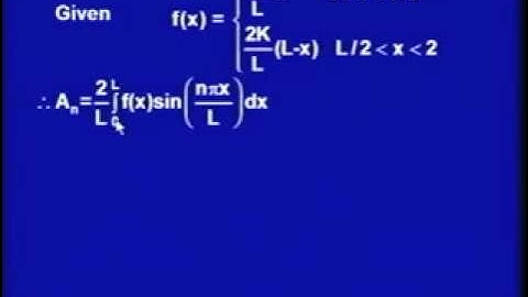 Mod-2 Lec-20 Solution of One Dimensional Wave Equation