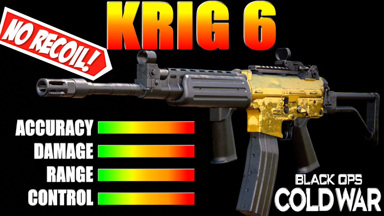 NO RECOIL KRIG 6 Best Class Setup In Black Ops Cold War - Best KRIG 6 Class Setup BOCW