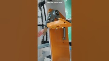 How to adjust the tape length on carton tape sealing machine training video