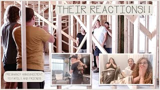 Telling Our Family And Friends We Are Pregnant! LIVE REACTIONS // This Faithful Home