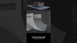 Fingerboard Ramp - Stair Set #blender #3dmodeling #fingerboard