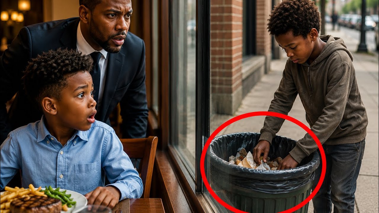The Rich Boy Saw a Boy Searching for Food in the Trash — The Truth Changed Them Both!