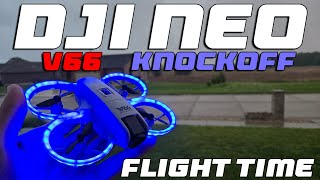 $30 DJI Neo Knockoff V66 Drone | How Long Will it Fly