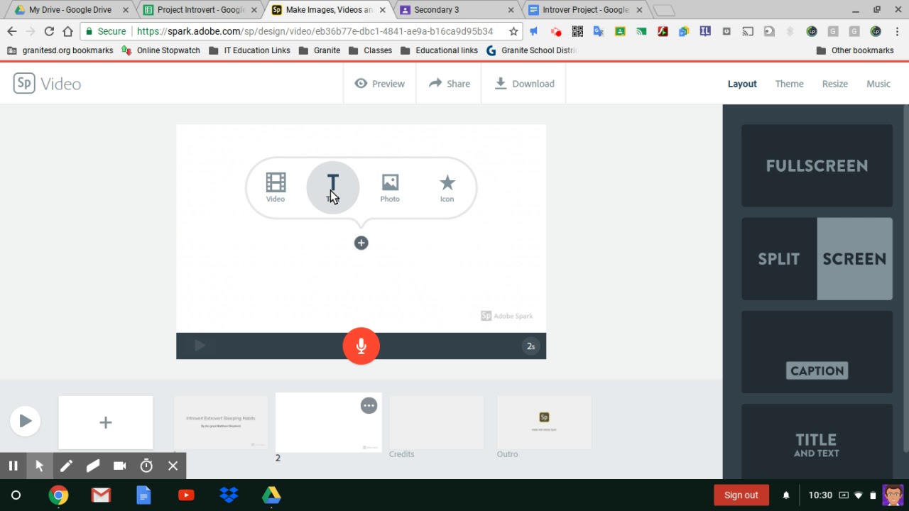Getting Started in Adobe Spark YouTube