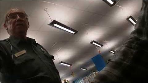 Old Library Security Guard Says, "No Bags Allowed on Desks": Corpus Christi, Texas