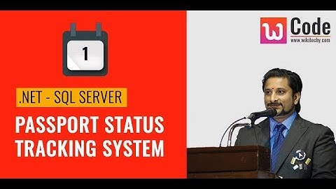 kaashiv infotech student review - Passport Status Tracking System Part 1 in English