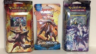 BOTH Pokemon TCG Sun & Moon Burning Shadows Theme Decks Ninetales & Lycanroc 