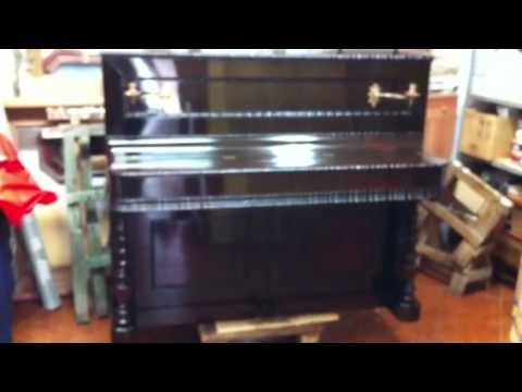 Restauro pianoforte lucidatura a gommalacca annaantichita