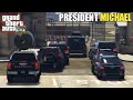 GTA 5 | President Michael Arrives At Army Headquarters | Security Protocol | Game Loverz