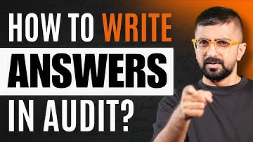 How ICAI give Marks in Audit | How to Write Answers in Audit | ICAI Exams | Neeraj Arora