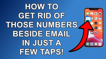 How to get rid of the unread E-mail numbers from your Email Icon on your iPhone or iPad