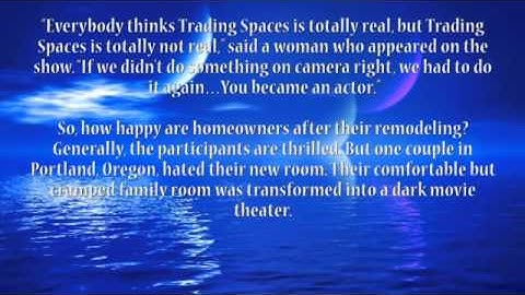 Advanced Intermediate English Listening and Reading Exercise 6 - Trading Spaces