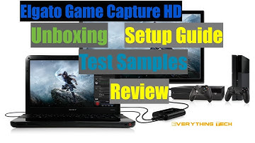 Elgato Game Capture HD Unboxing, Setup and Test Samples