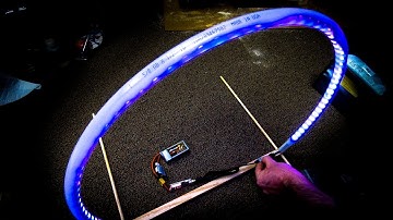 DIY Cheap Micro Drone LED Race Gates | Part 2 - LED Hoop