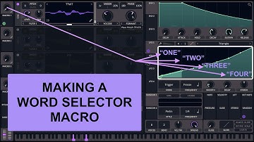 How to make a "word selector" macro in Vital