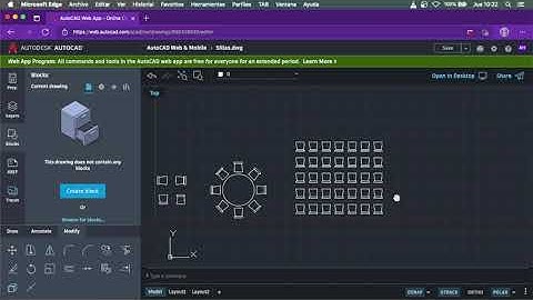 AutoCAD Web | Ambientación Con El Comando Array