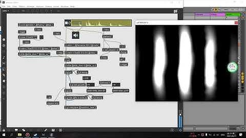MAX/Msp audio visual(black and white)