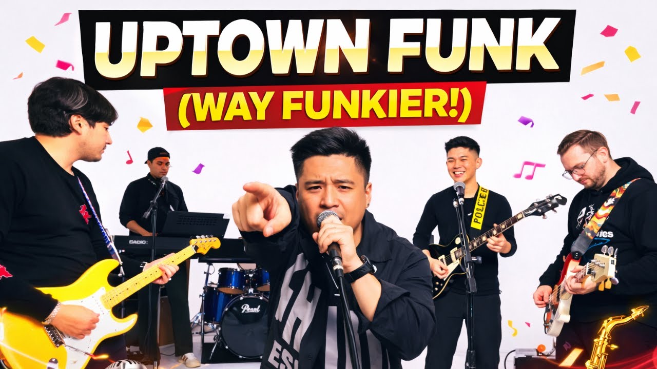 Uptown Funk (WAY FUNKIER COVER) - Rhett Dela Cruz Band