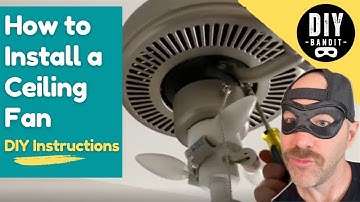 ️🔥  How to DIY Install a Ceiling Fan➔ From Start to Finish (Easy Step-by-Step Instructions)