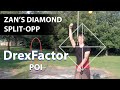 Intermediate Poi Spinning Tutorial: Zan's Diamond Split-Opp