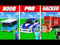 Minecraft NOOB vs PRO vs HACKER : SECRET CAR HOUSE in Minecraft! Animation!