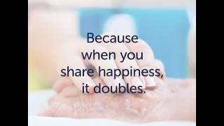 Share your happiness it doubles