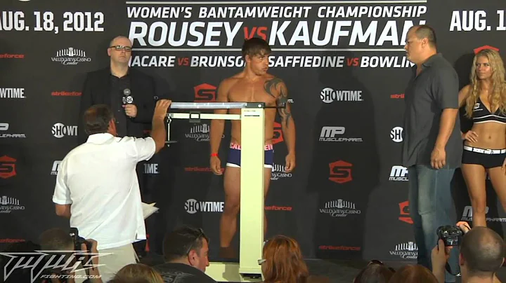 Rousey vs. Kaufman Weigh-In Video Highlights