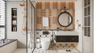 Luxury Modern bathroom Design | Enscape rendering &amp; lighting Tutorial |  [Download 3d scene]