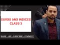SSC 2025 | SSC MATH | Power surds and Indices | Class 3 | Largest and Smallest Number| by Vijay sir