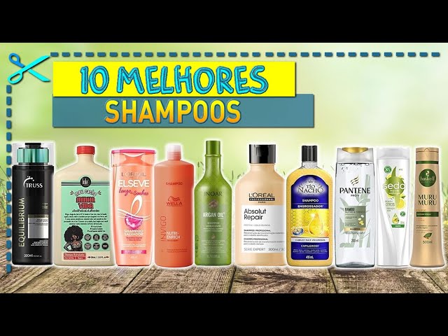 🏆 10 Melhores Shampoos Para Cabelos - YouTube