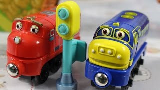 Chuggington - Tomy - Wooden Railway - Rocky Ridge Mine Tunnel & Beginners Set - Lc56812 & Lc56700