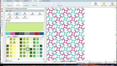 Coloring quilts and auditioning binding in EQ8